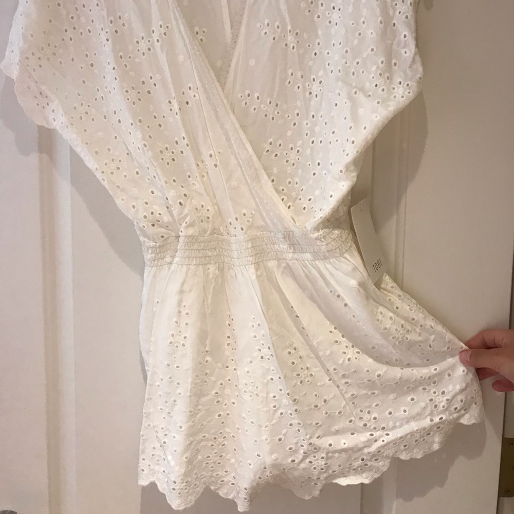 white romper